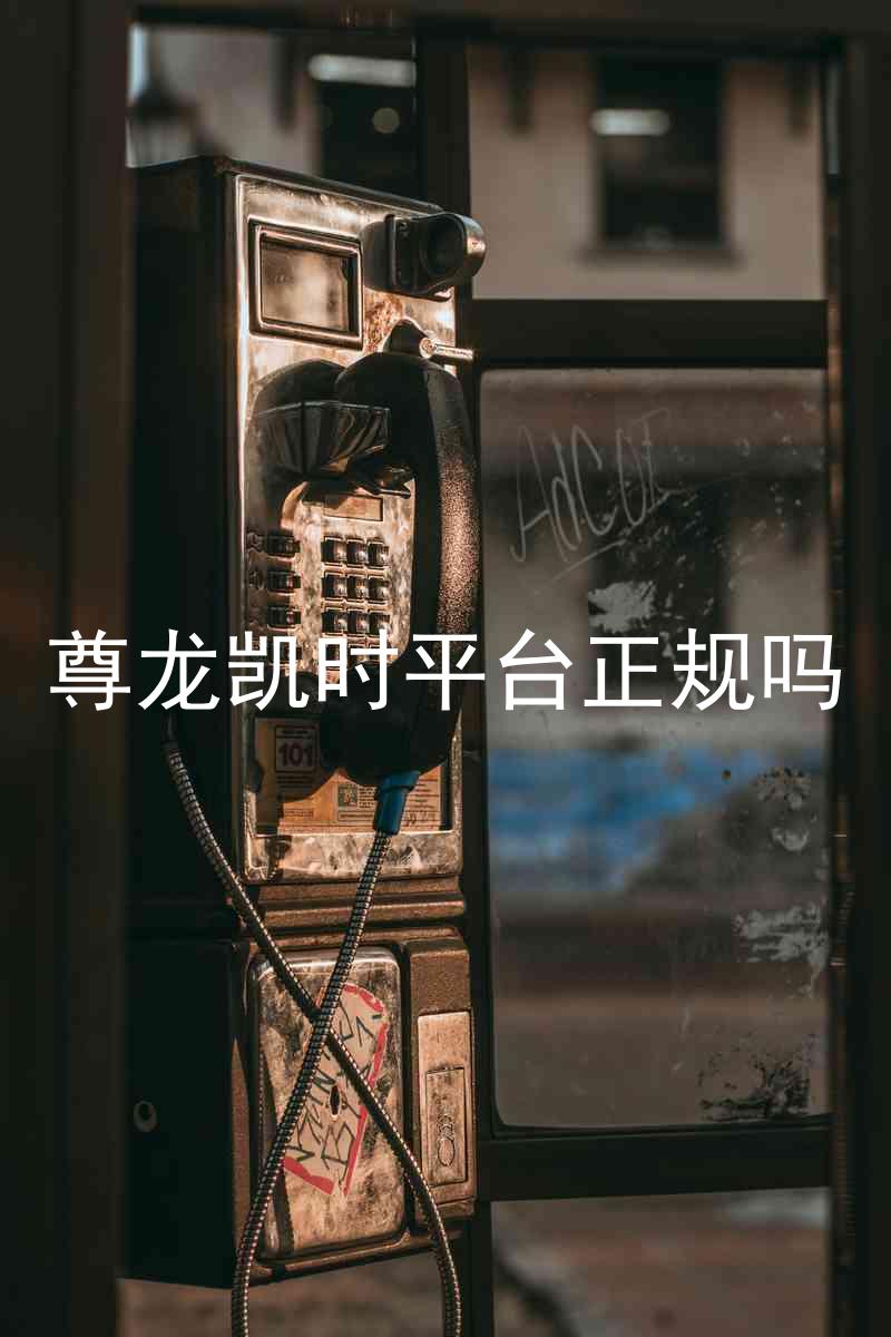 尊龙凯时平台正规吗